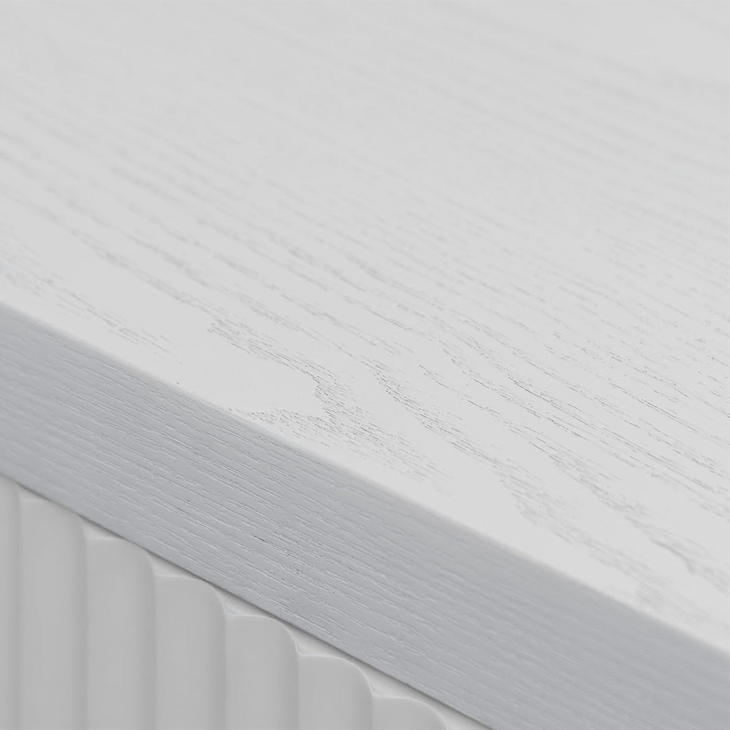 100cm Wooden Storage Cabinet - White