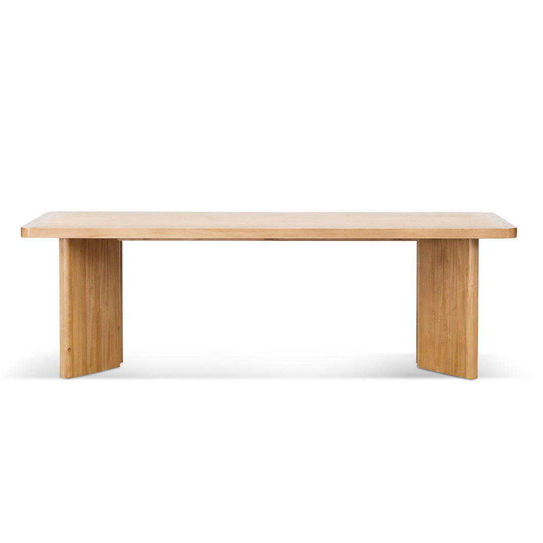 3m Elm Siena Dining Table - Natural