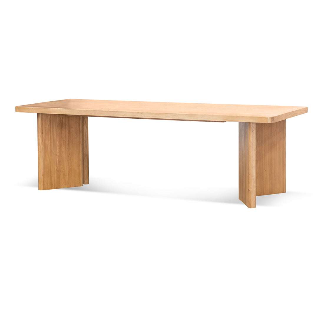 3m Elm Siena Dining Table - Natural
