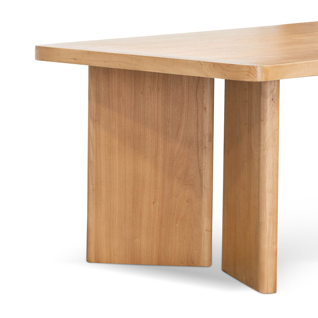 3m Elm Siena Dining Table - Natural