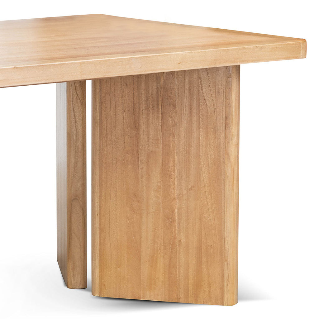 3m Elm Siena Dining Table - Natural
