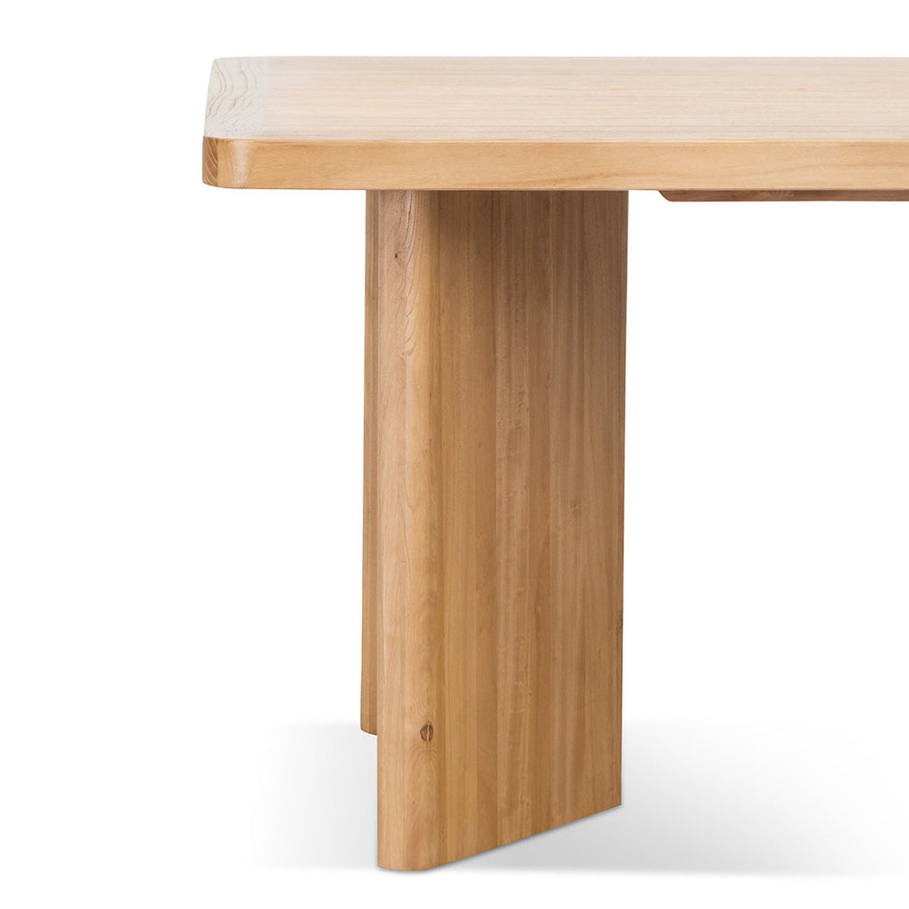 3m Elm Siena Dining Table - Natural