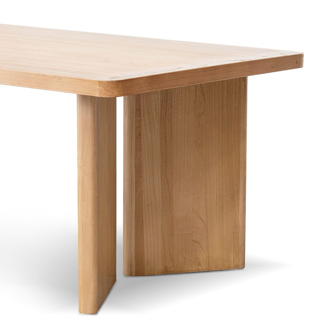 2.4m Elm Siena Dining Table - Natural