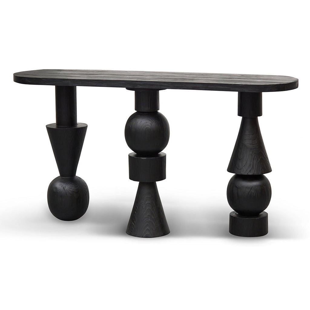 1.6m Ferrara Console Table - Full Black