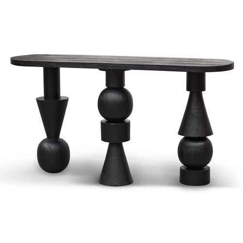 1.6m Ferrara Console Table - Full Black