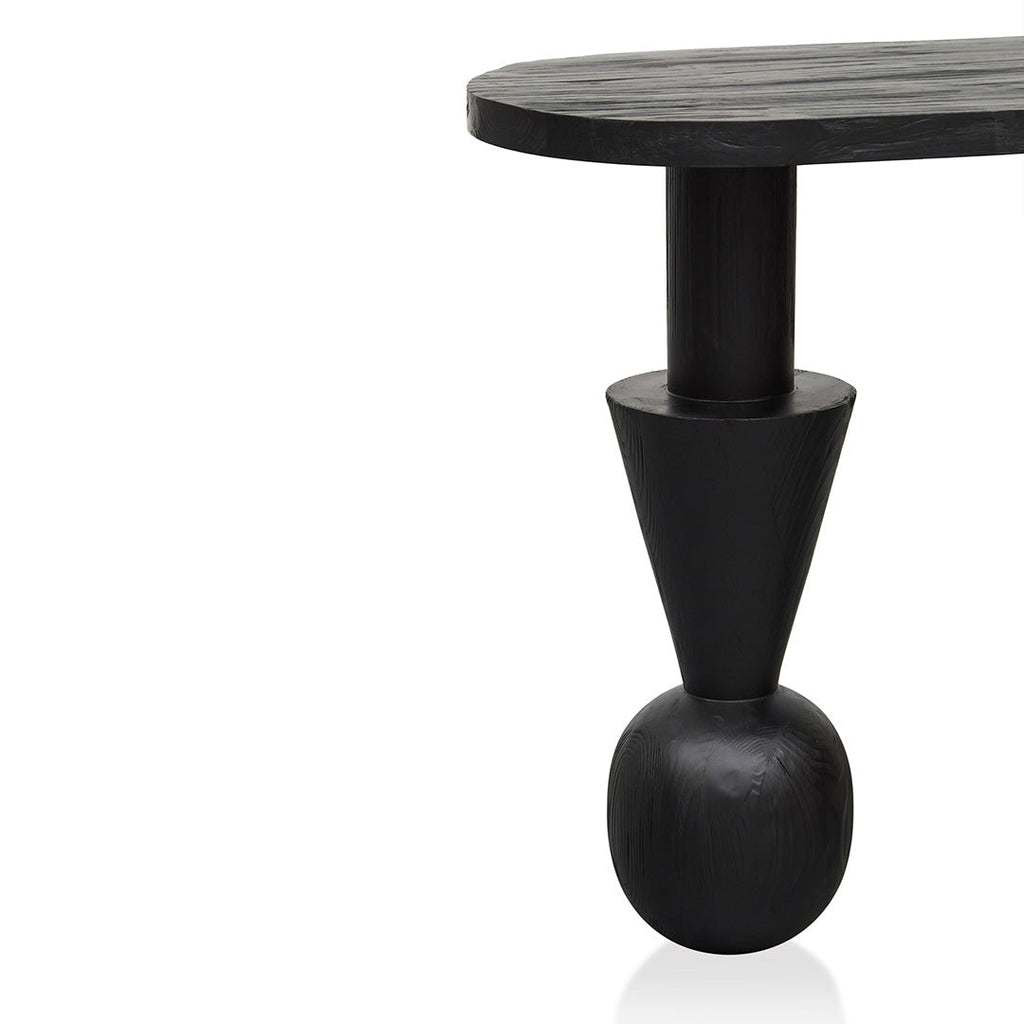 1.6m Ferrara Console Table - Full Black