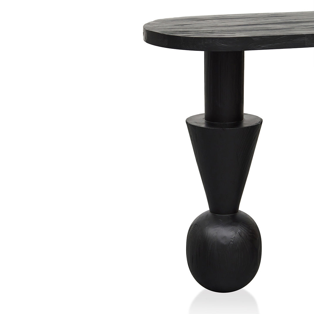 1.6m Ferrara Console Table - Full Black