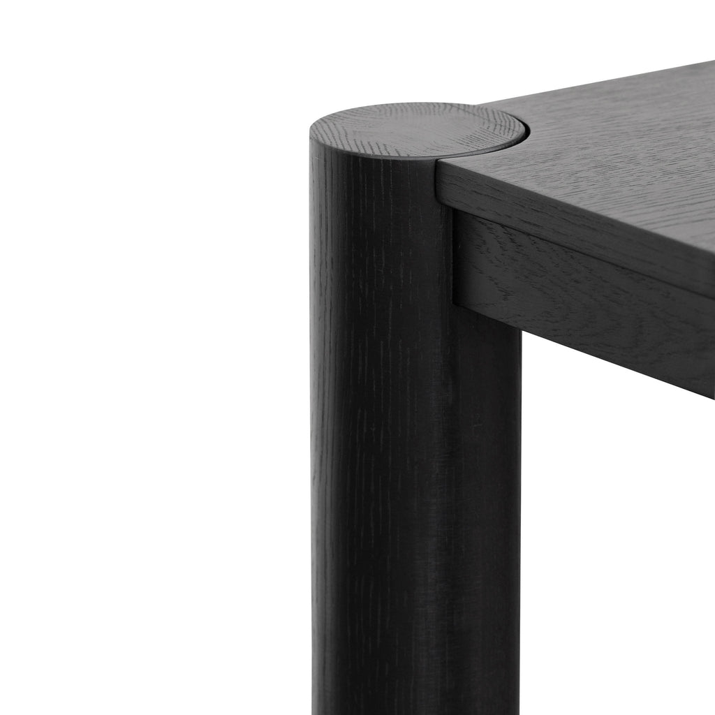 1.5m Ferrara Console Table - Full Black