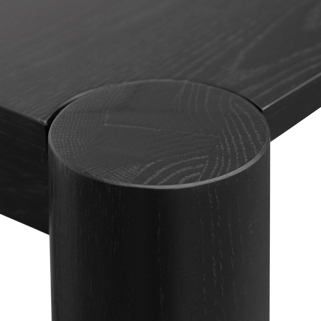 1.5m Ferrara Console Table - Full Black