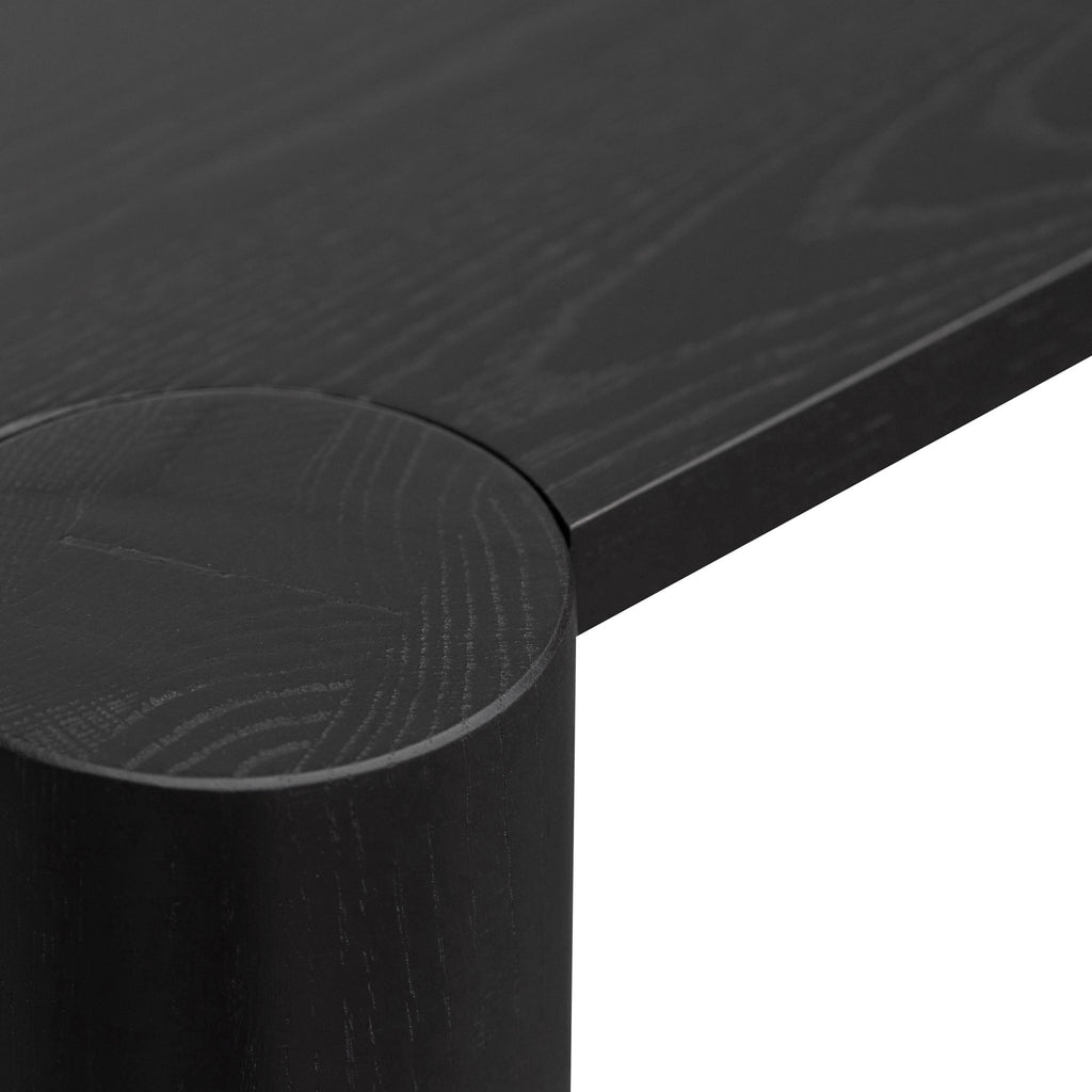 1.5m Ferrara Console Table - Full Black
