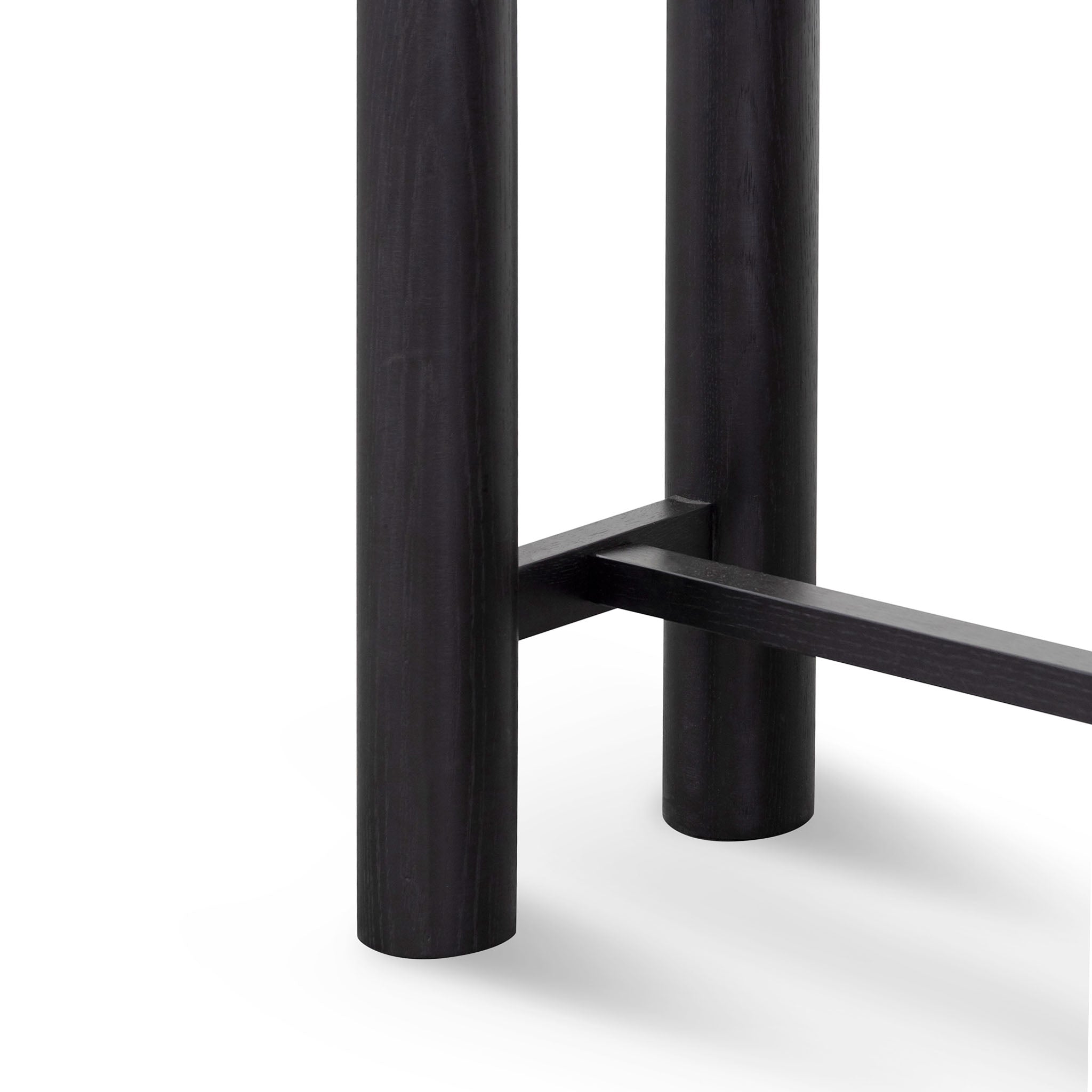1.5m Ferrara Console Table - Full Black