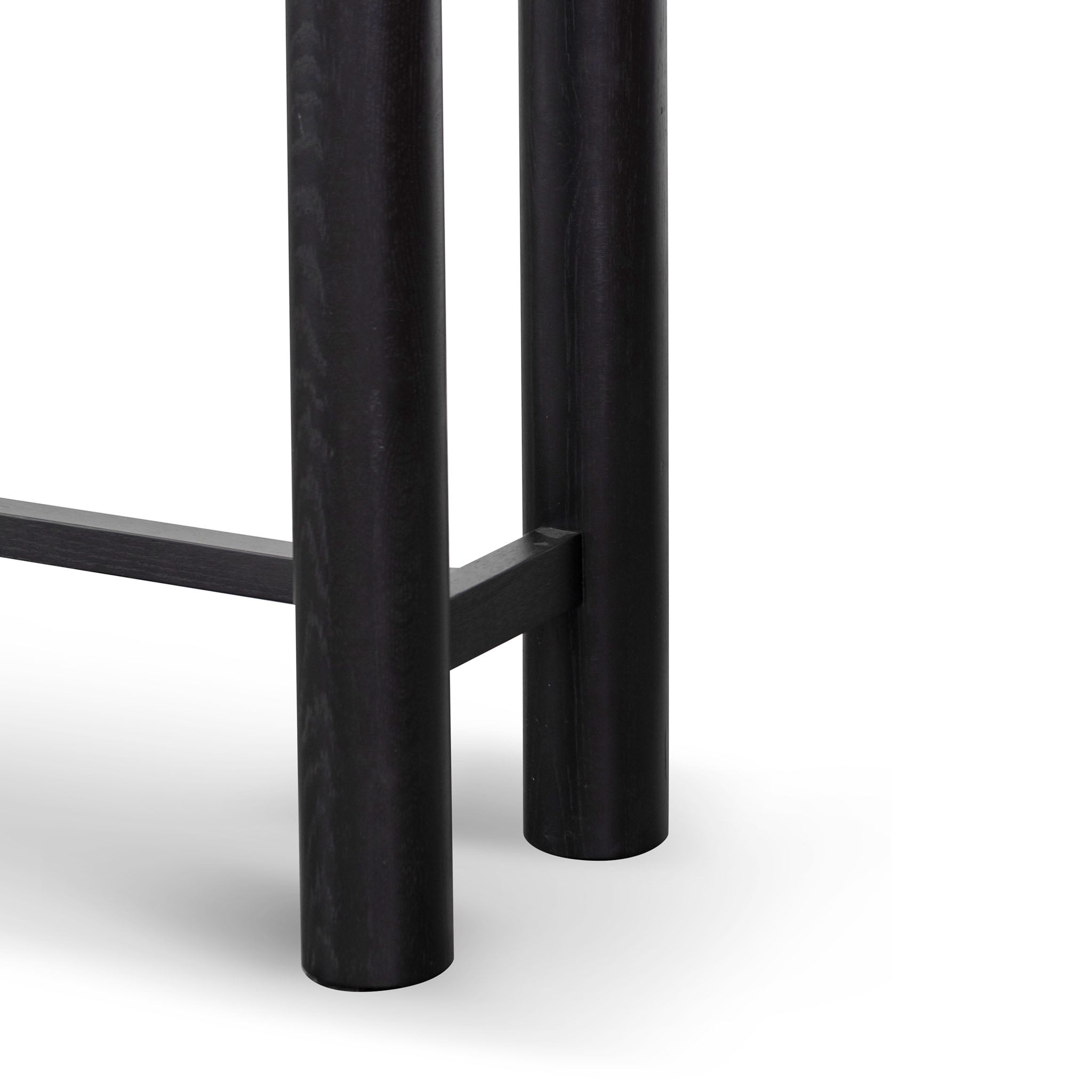1.5m Ferrara Console Table - Full Black