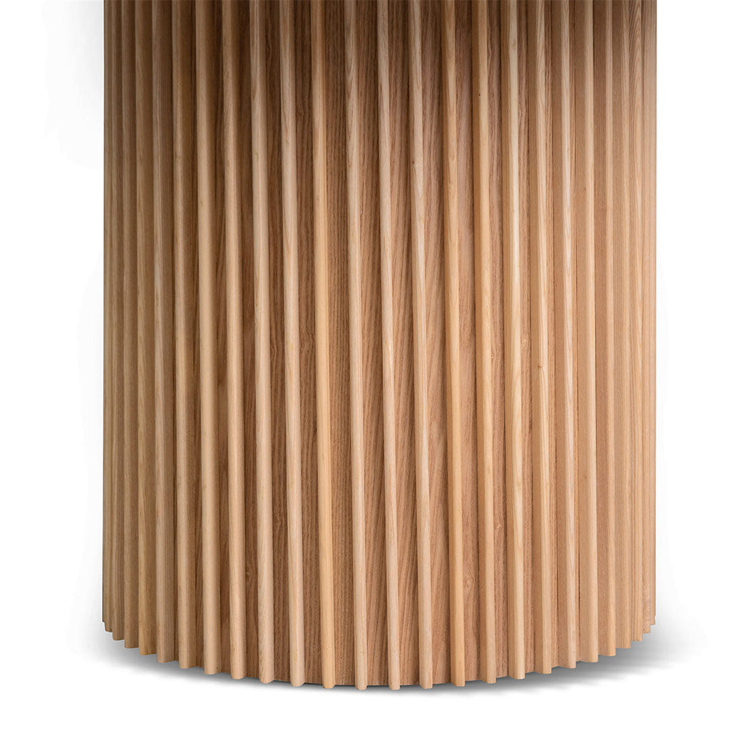 1.2m Round Wooden Siena Dining Table - Natural