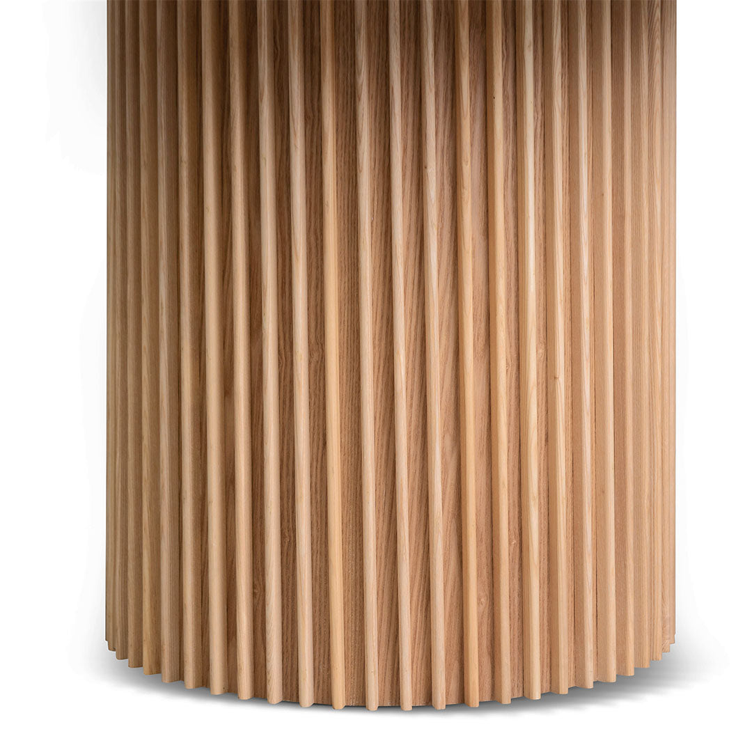 1.2m Round Wooden Siena Dining Table - Natural