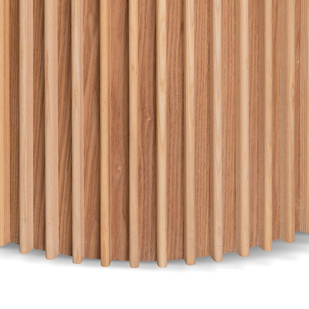 1.2m Round Wooden Siena Dining Table - Natural