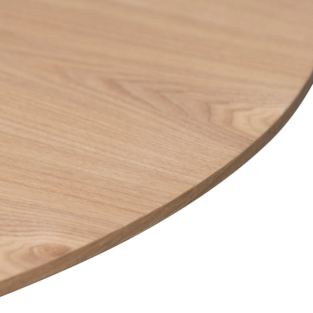 1.2m Round Wooden Siena Dining Table - Natural