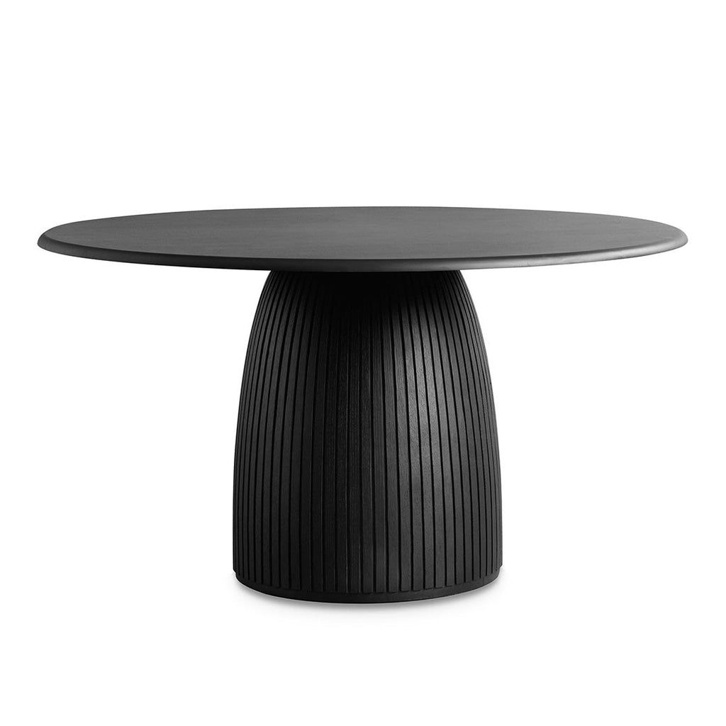1.4m Round Siena Dining Table - Full Black