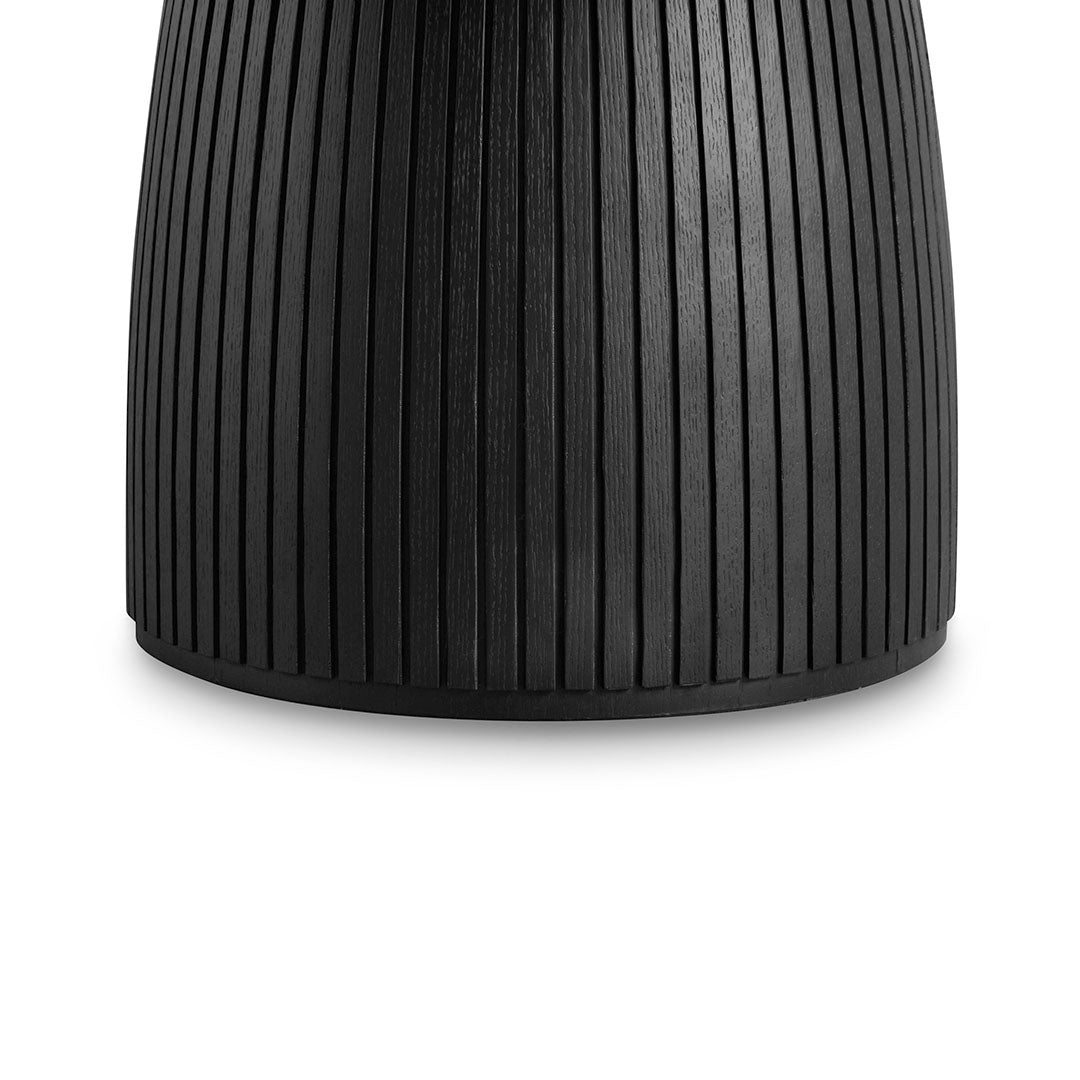 1.4m Round Siena Dining Table - Full Black