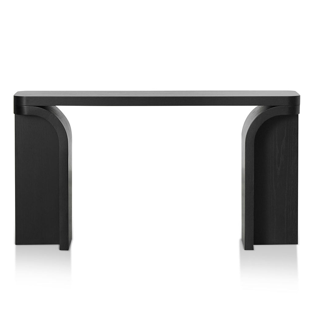1.5m Ferrara Console Table - Black Oak