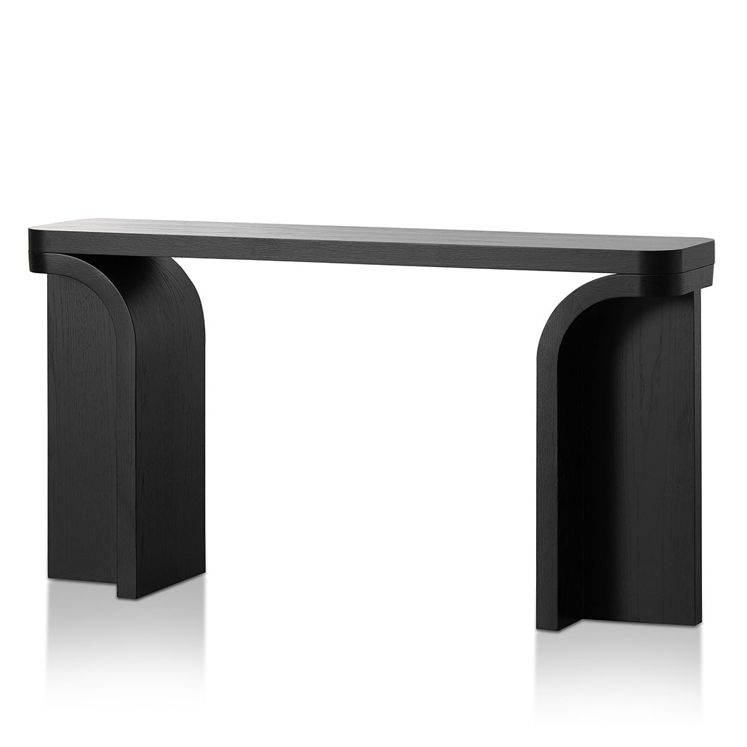 1.5m Ferrara Console Table - Black Oak