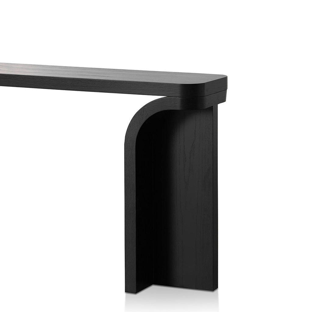1.5m Ferrara Console Table - Black Oak