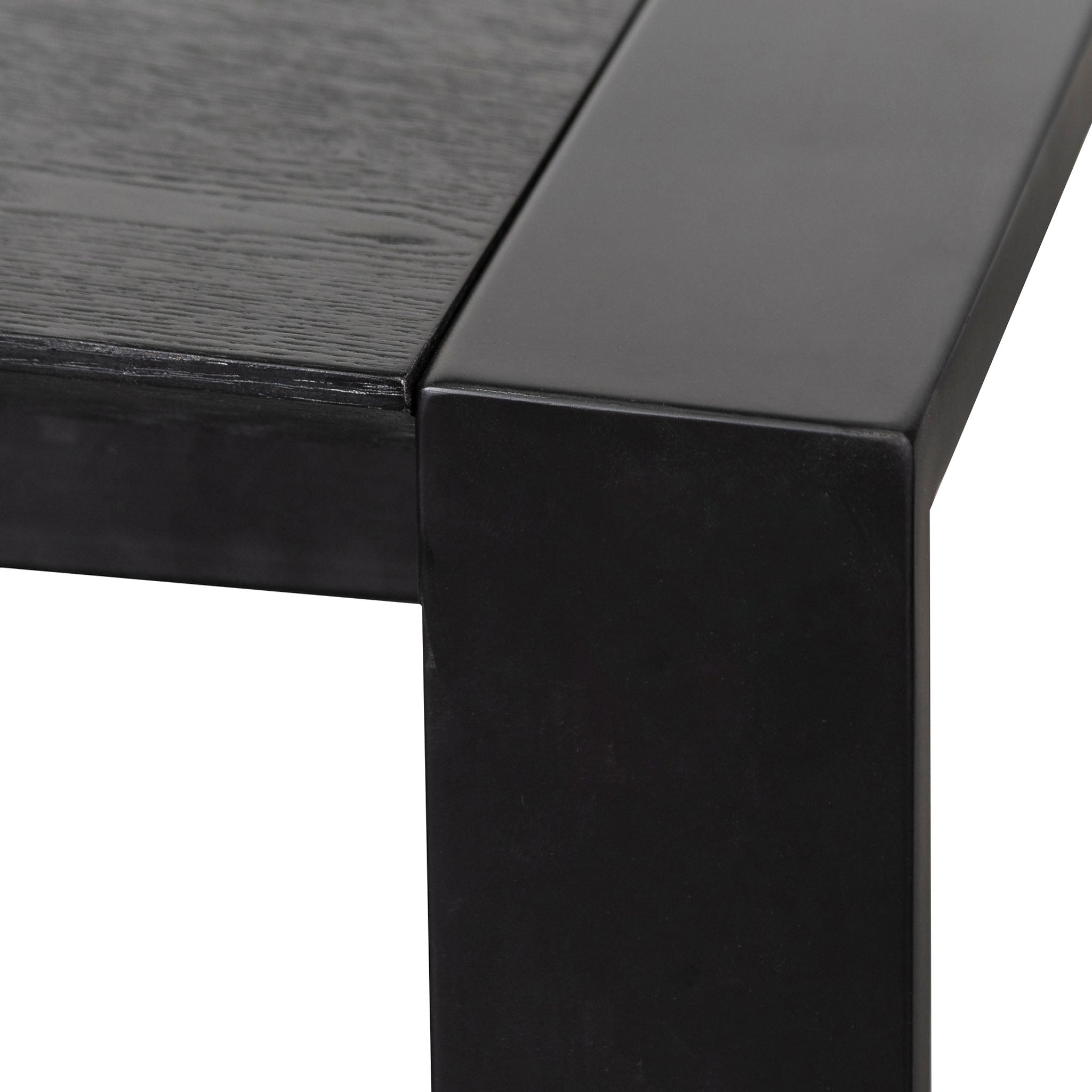Extendable Wooden Siena Dining Table - Black