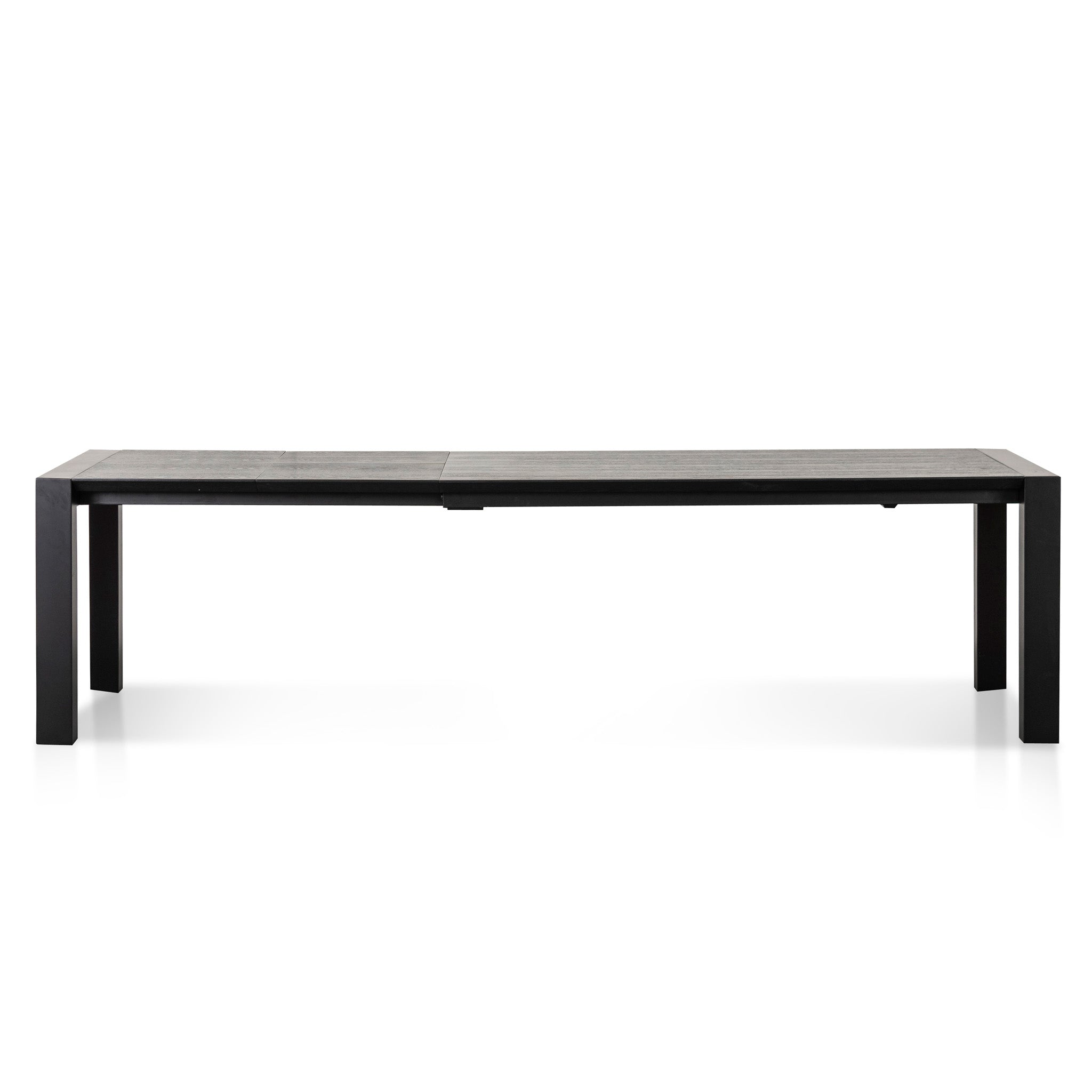 Extendable Wooden Siena Dining Table - Black