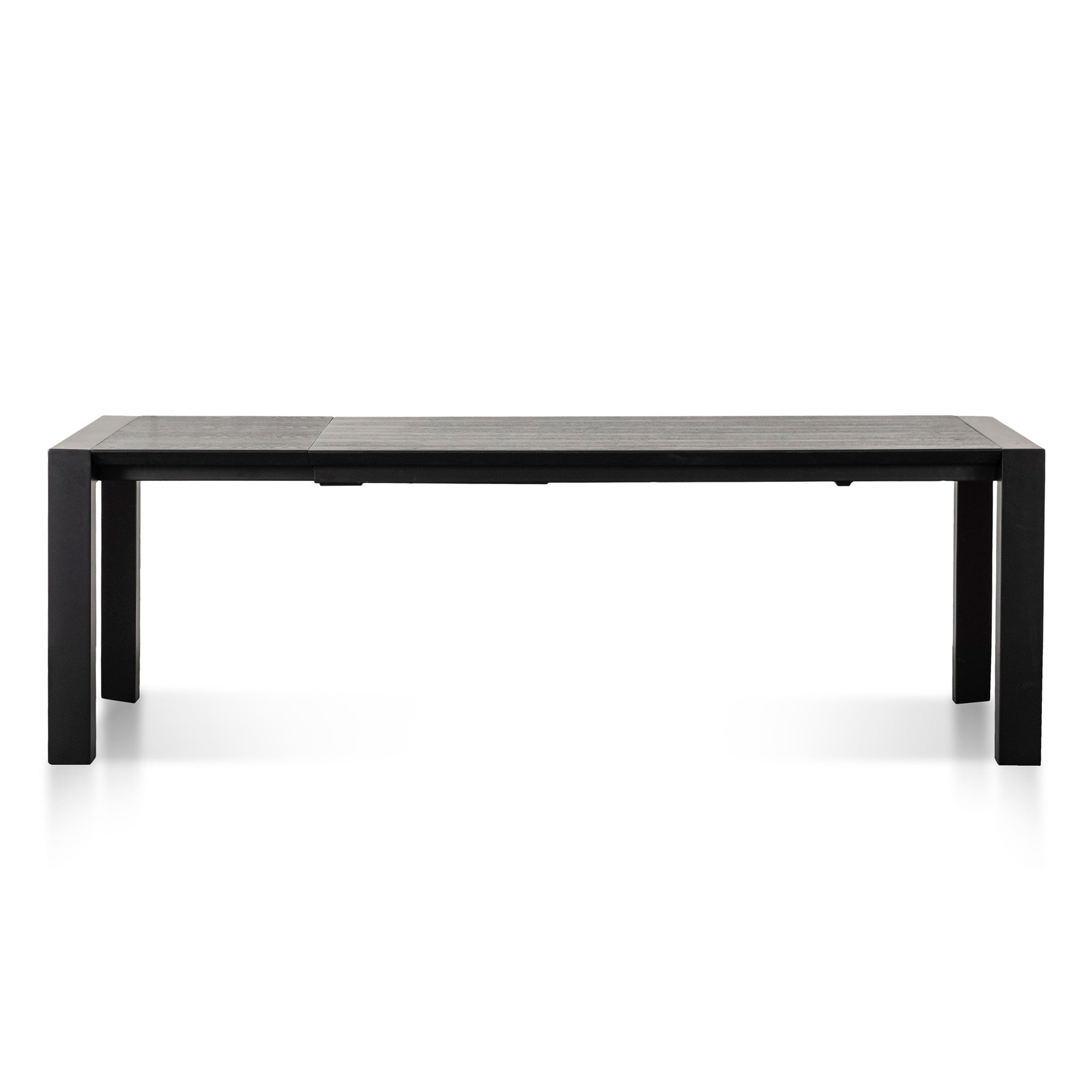 Extendable Wooden Siena Dining Table - Black