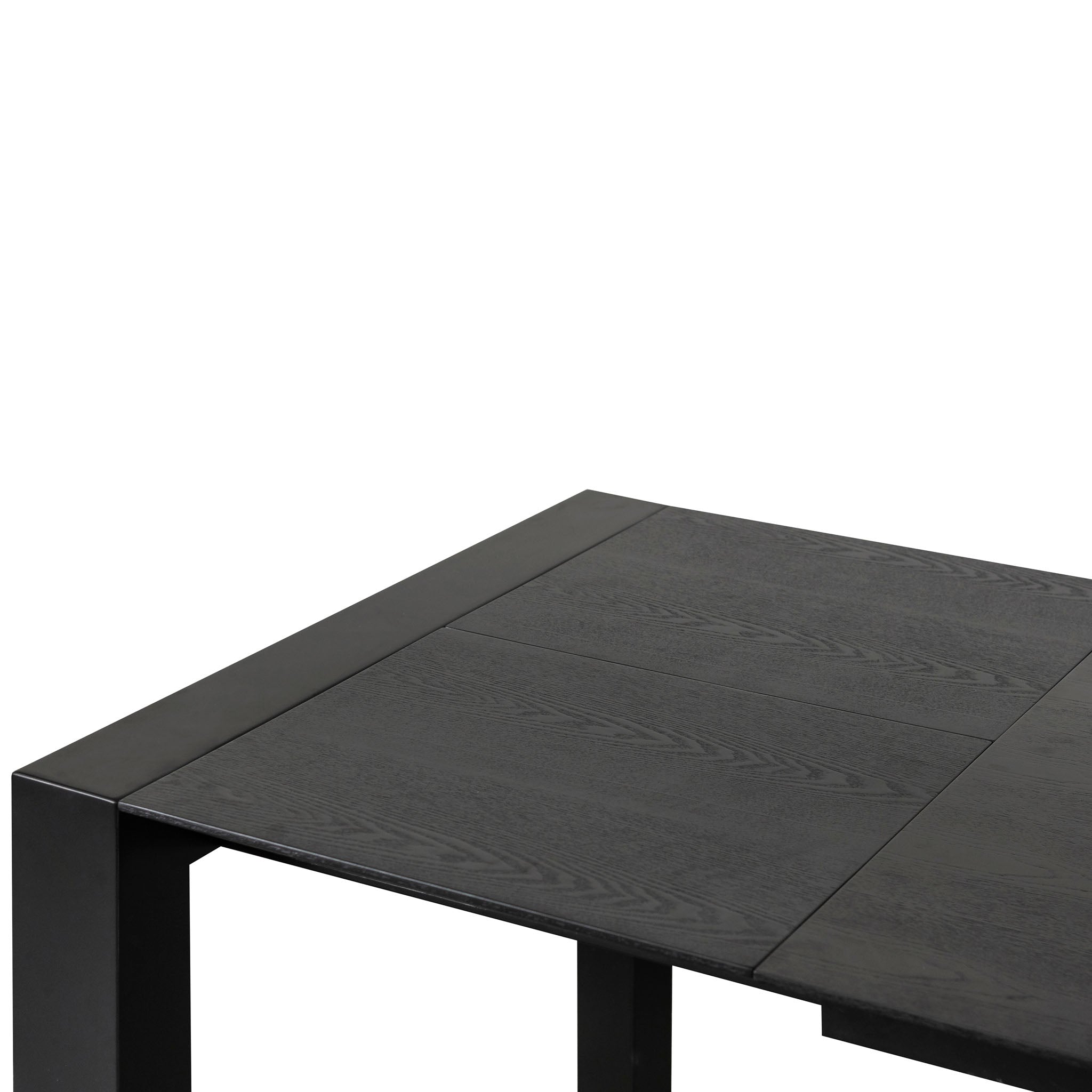 Extendable Wooden Siena Dining Table - Black