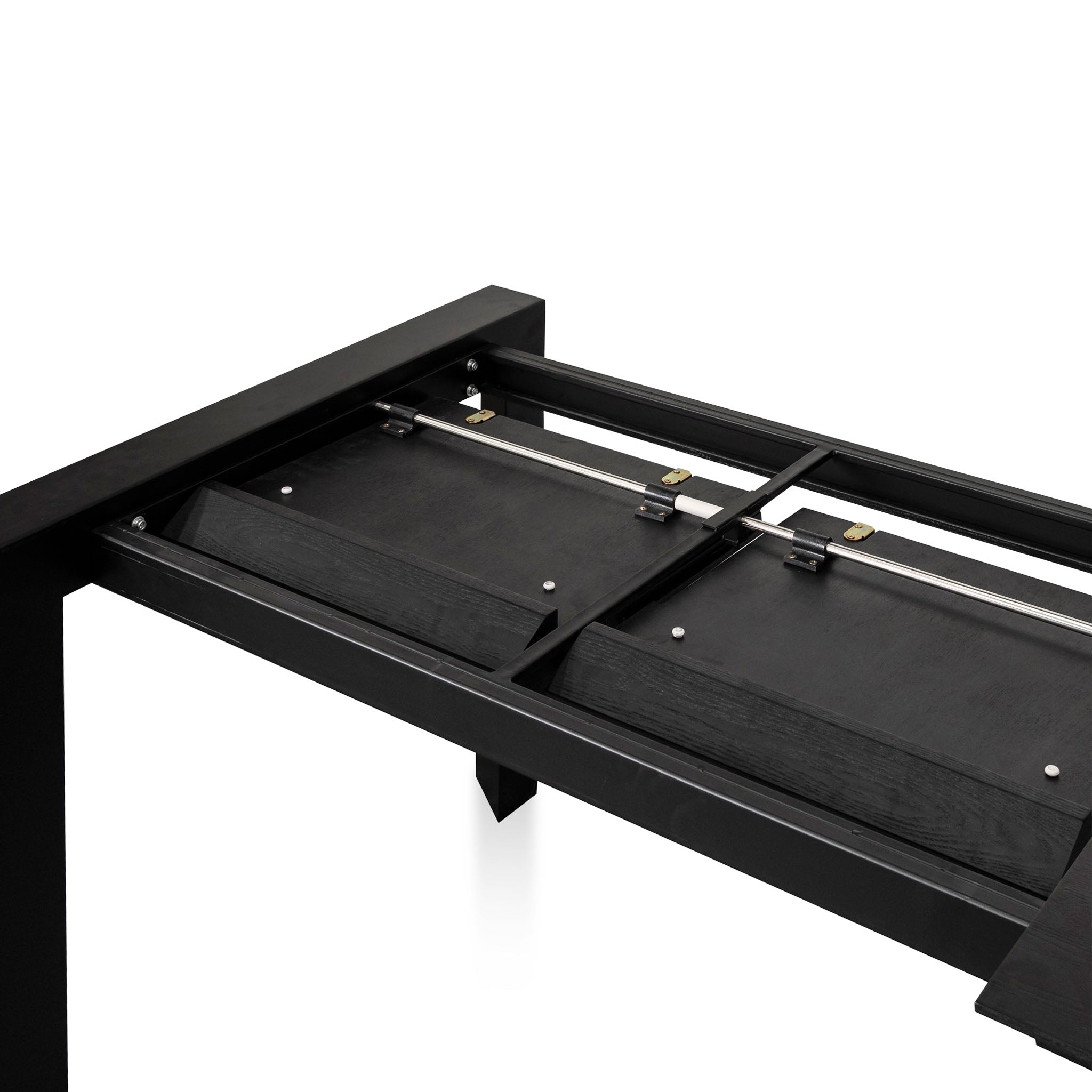 Extendable Wooden Siena Dining Table - Black