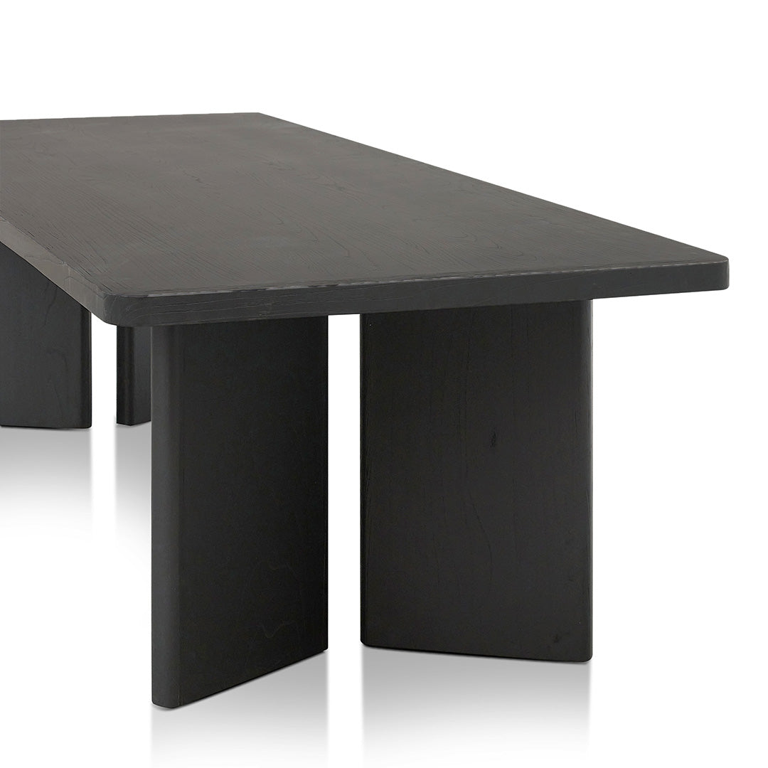 3m Elm Siena Dining Table - Full Black