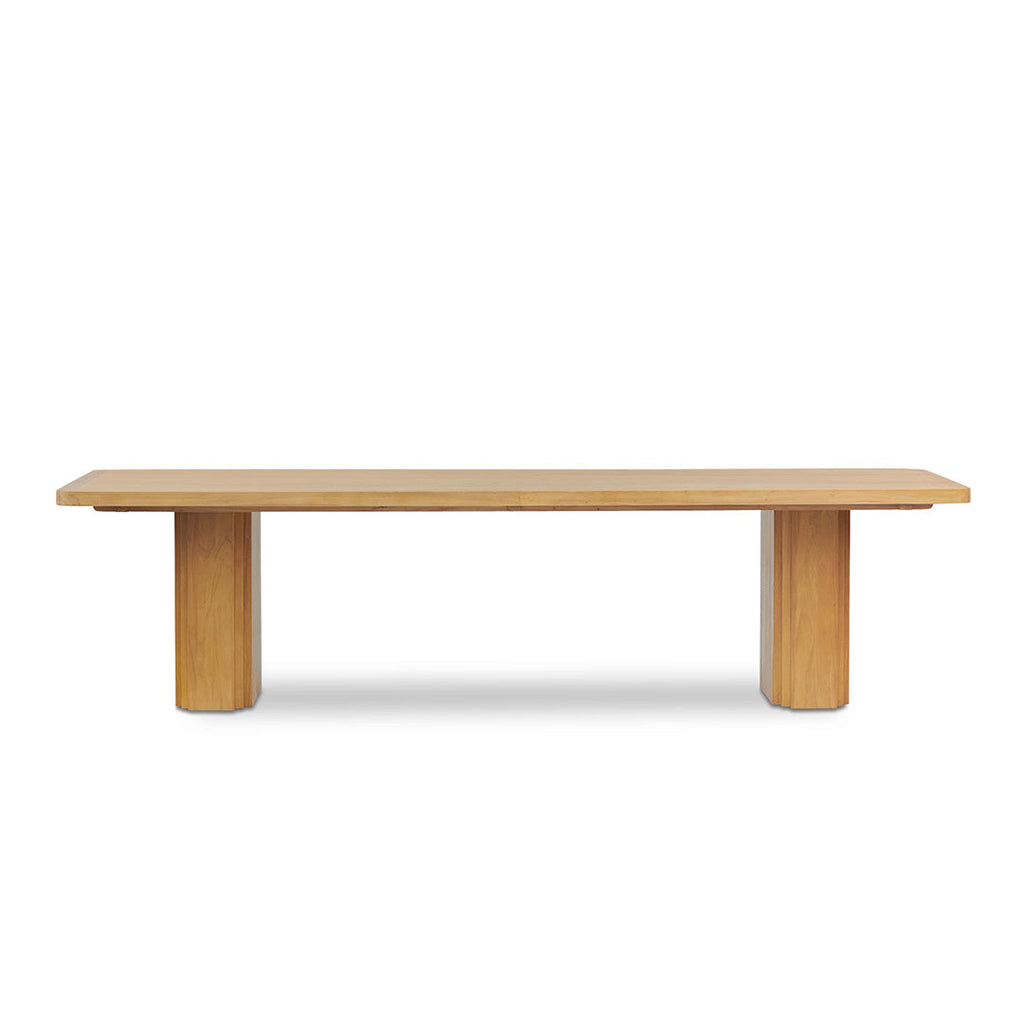 3m Elm Siena Dining Table - Natural