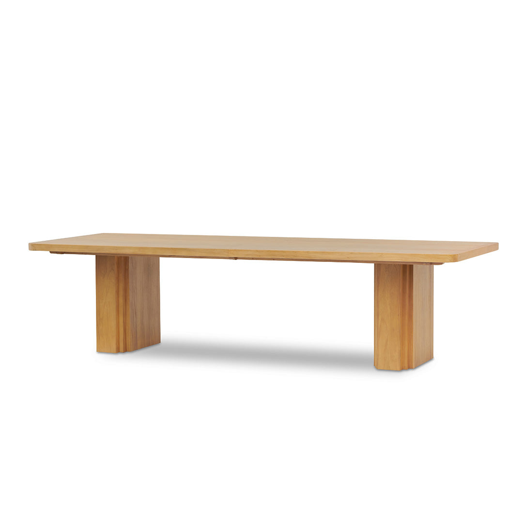 3m Elm Siena Dining Table - Natural