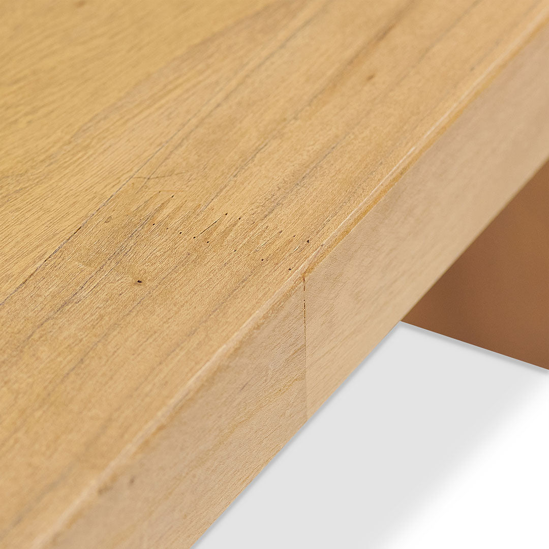 3m Elm Siena Dining Table - Natural