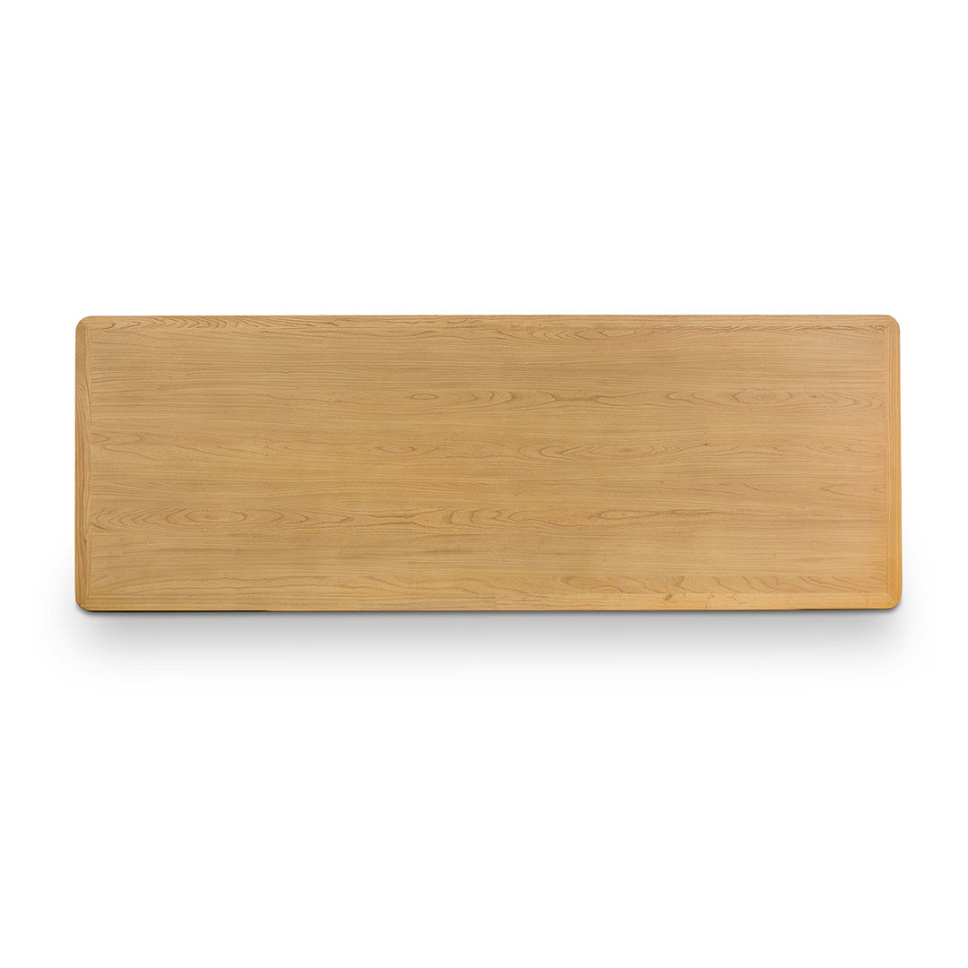 3m Elm Siena Dining Table - Natural