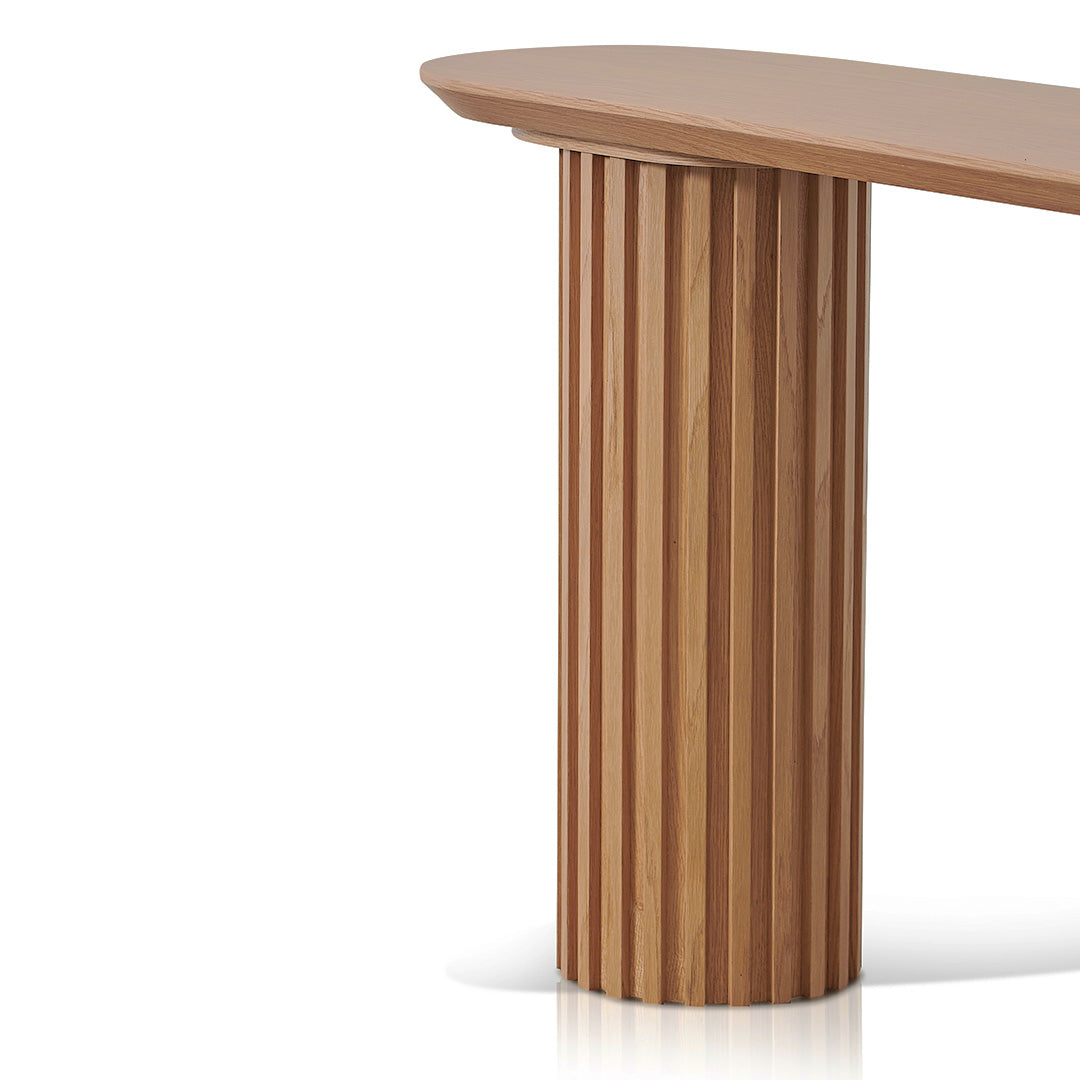 1.4m Ferrara Console Table - Natural Oak