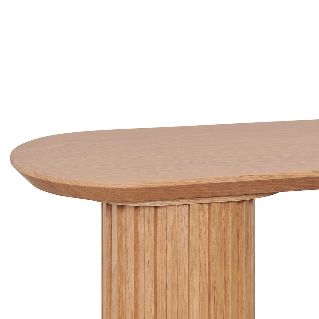 1.4m Ferrara Console Table - Natural Oak