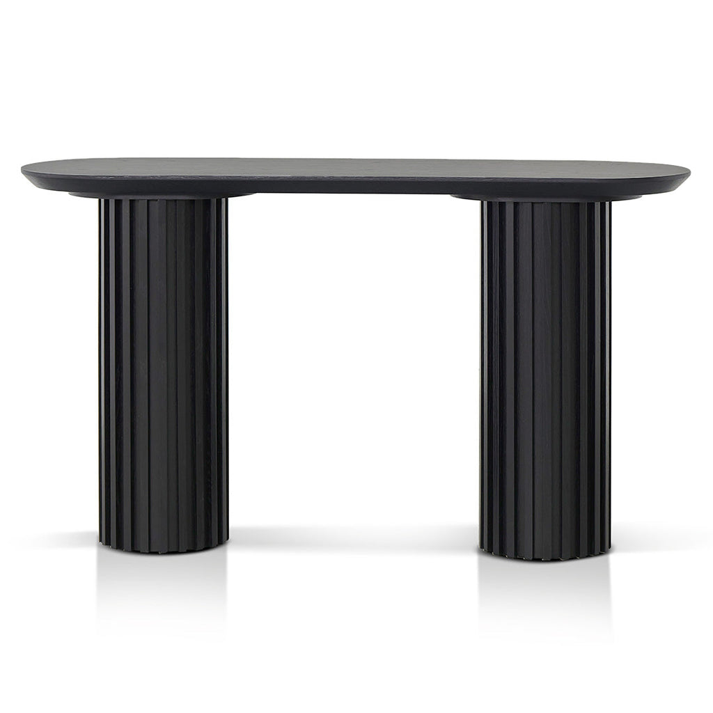 1.4m Ferrara Console Table - Black Oak