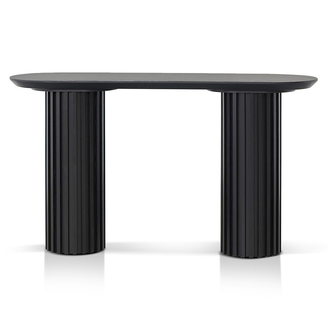 1.4m Ferrara Console Table - Black Oak