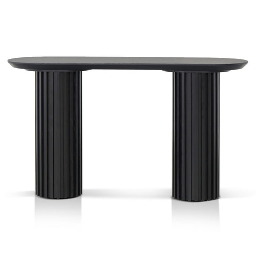 1.4m Ferrara Console Table - Black Oak