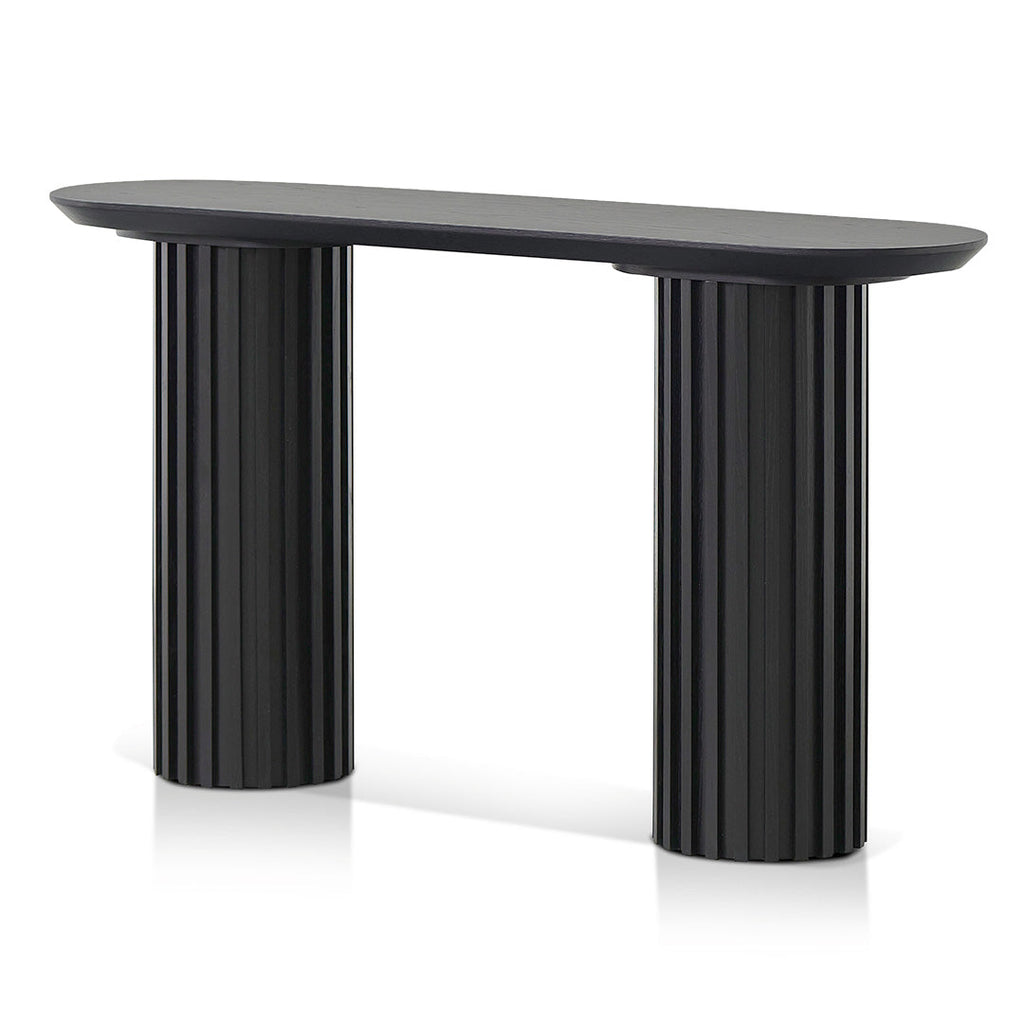1.4m Ferrara Console Table - Black Oak
