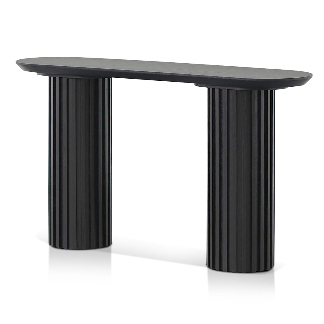 1.4m Ferrara Console Table - Black Oak