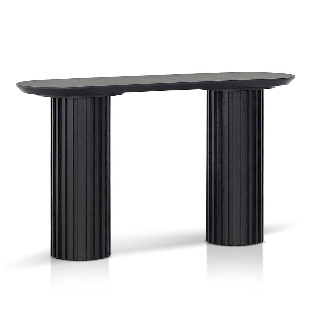 1.4m Ferrara Console Table - Black Oak