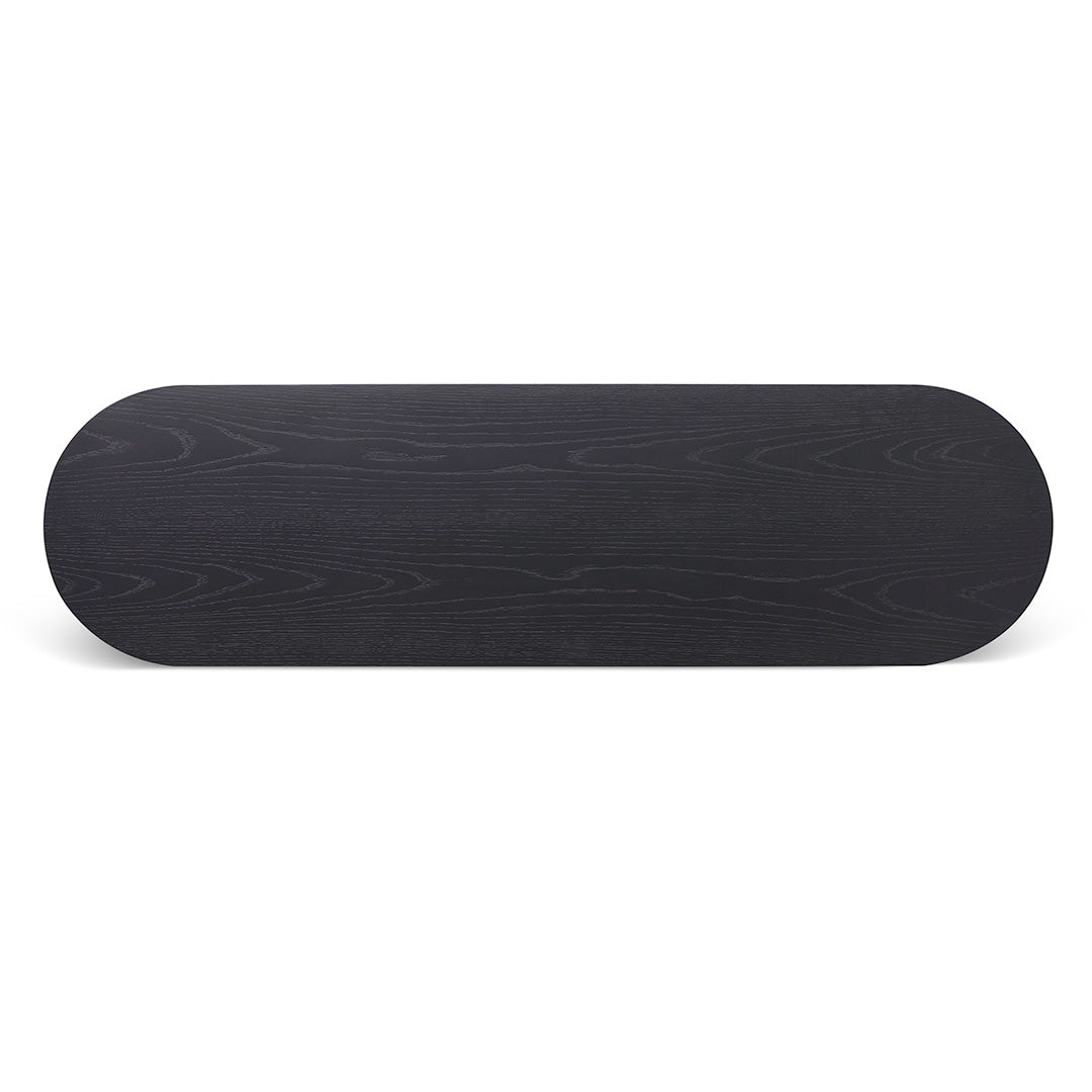 1.4m Ferrara Console Table - Black Oak