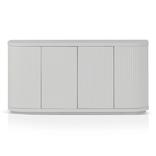 1.6m Veneer Top Modena Buffet Unit - Full White