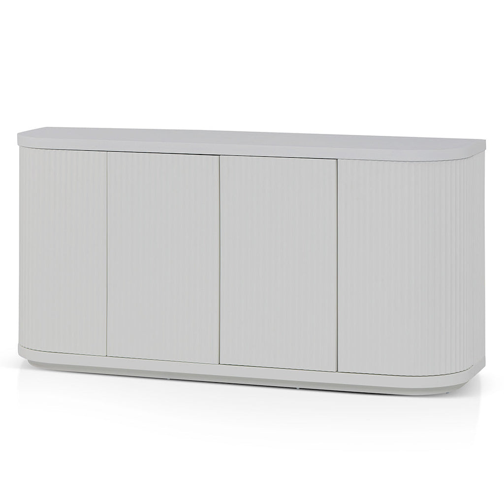 1.6m Veneer Top Modena Buffet Unit - Full White