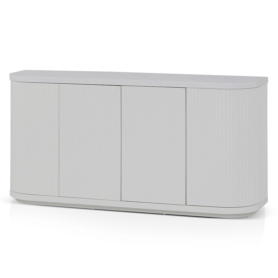 1.6m Veneer Top Modena Buffet Unit - Full White
