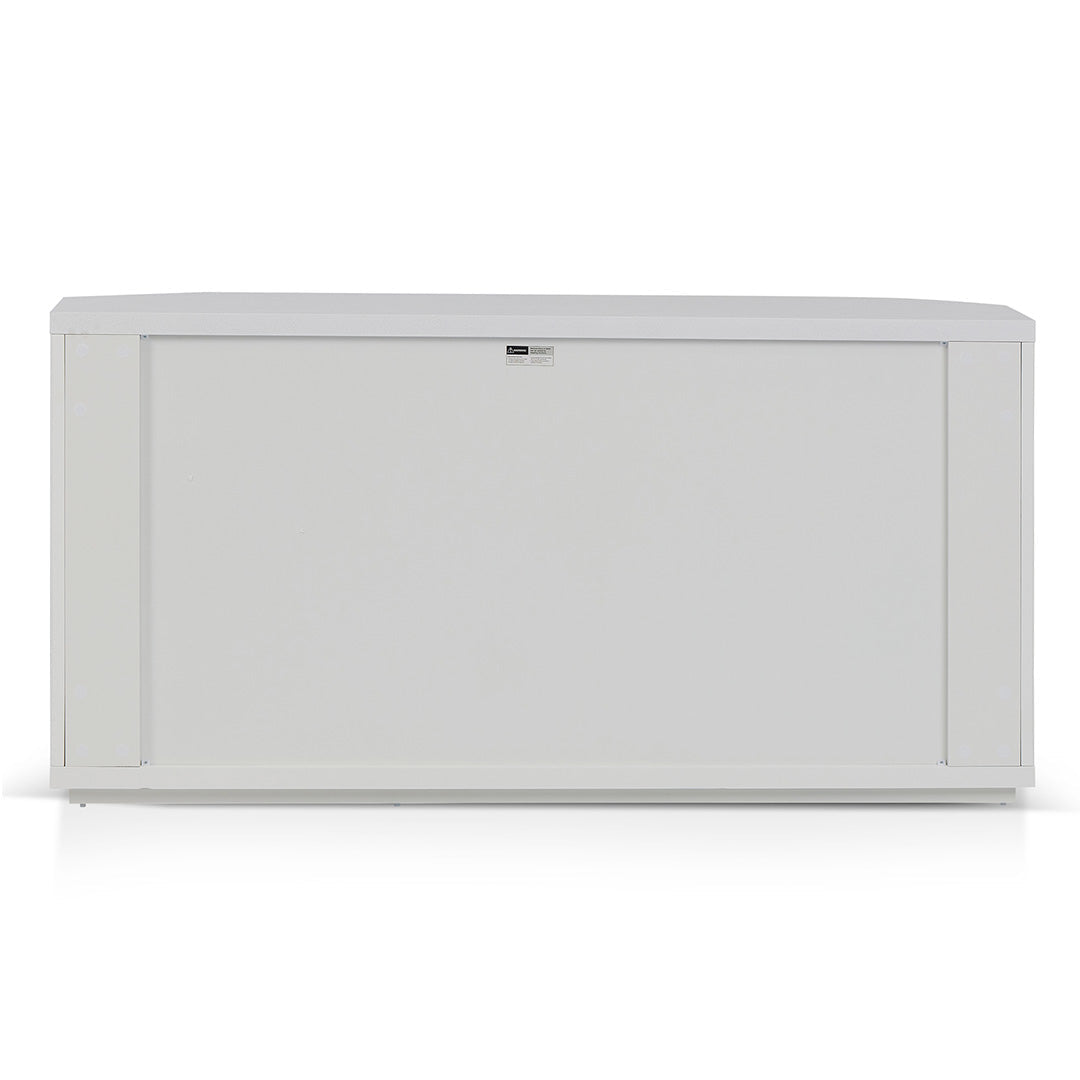 1.6m Veneer Top Modena Buffet Unit - Full White