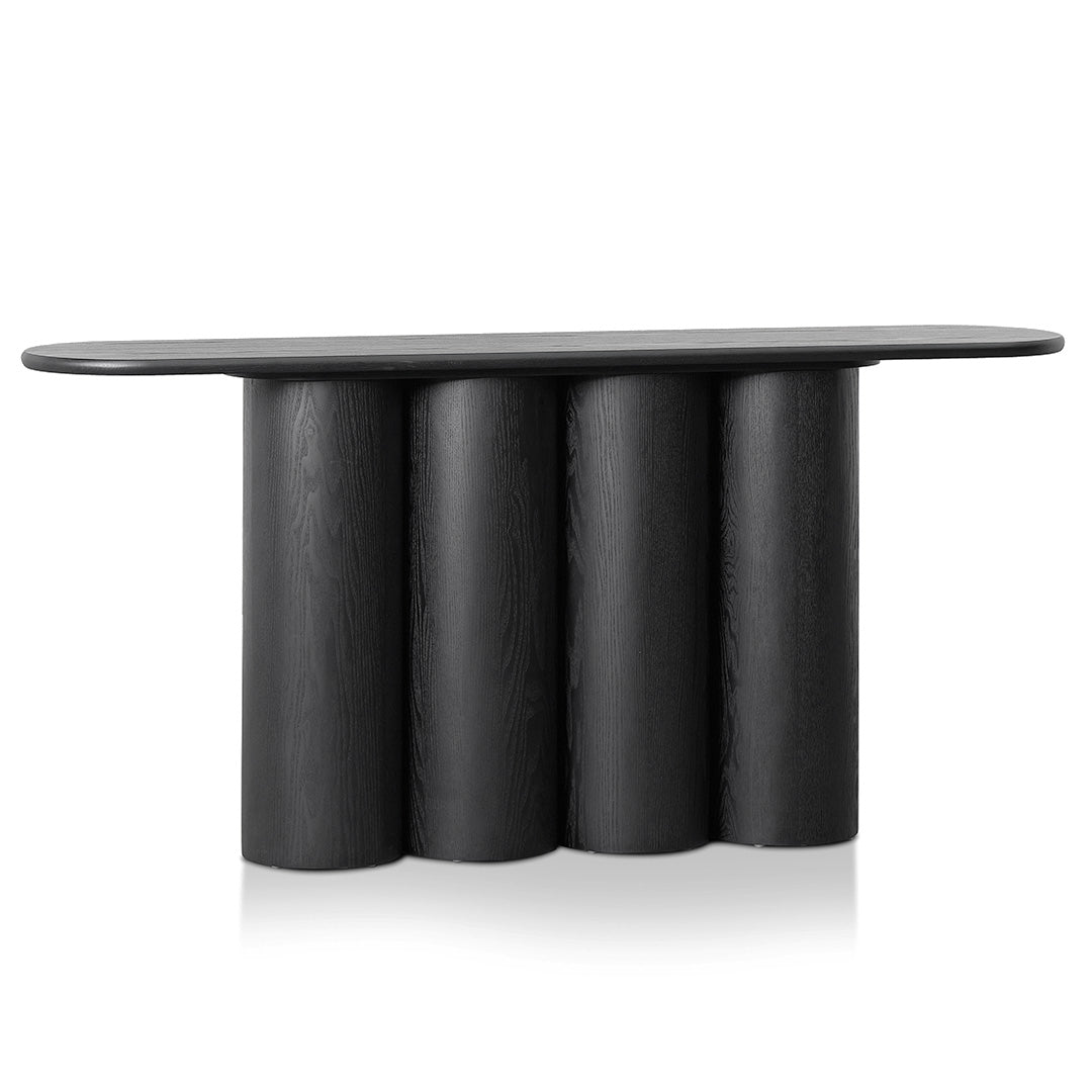 1.7m Ferrara Console Table - Full Black