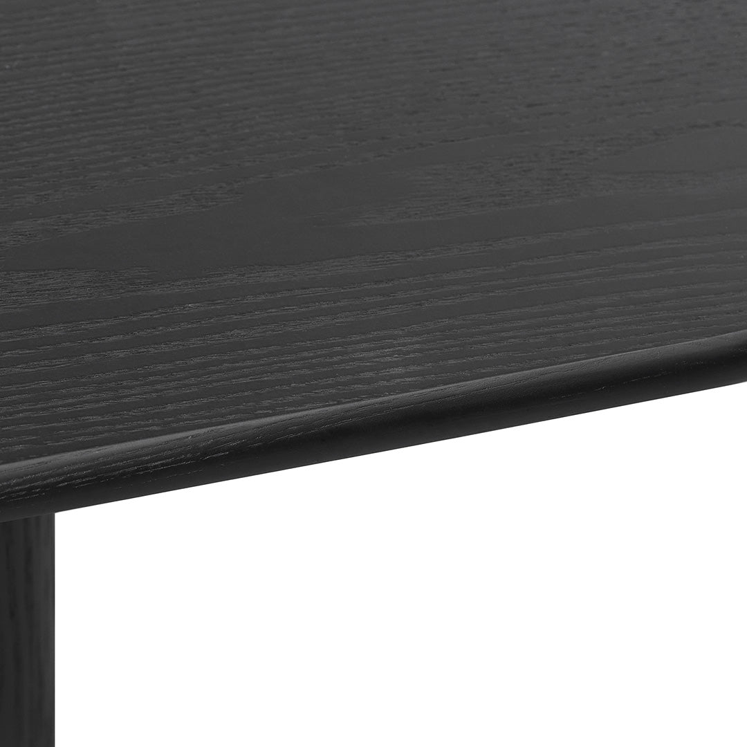 1.7m Ferrara Console Table - Full Black